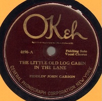 Little Old Log Cabin in the Lane