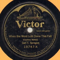 When work's all done this fall